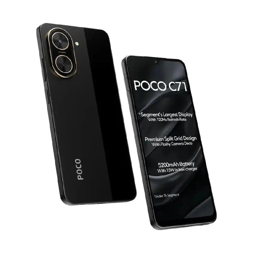 【未使用に近い】POCO C71 3/64gb 色:BLACK Xiaomi POCO C71 128Gb 4Rm Color Negro Nuevo Libre